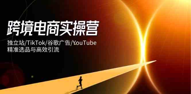 跨境电商实操营：独立站/TikTok/谷歌广告/YouTube，精准选品与高效引流-网创智库