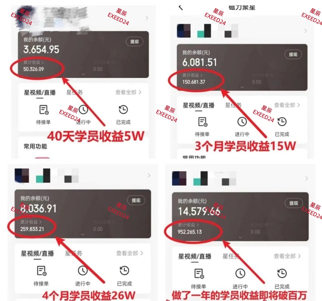 24年快手磁力聚星最新玩法，游戏计划，蓝海赛道，每天日入500+-网创智库