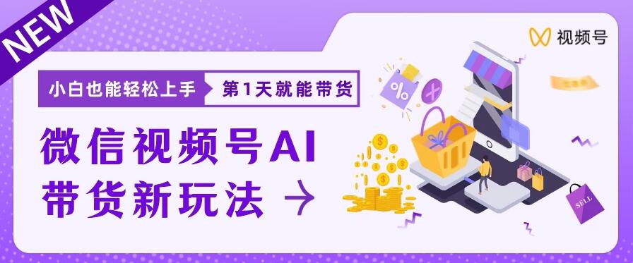 微信视频号AI带货新风口，小白每天20分钟也能日入上千-网创智库