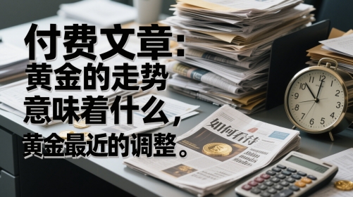 付费文章：黄金的走势意味着什么，如何看待黄金最近的调整-网创智库